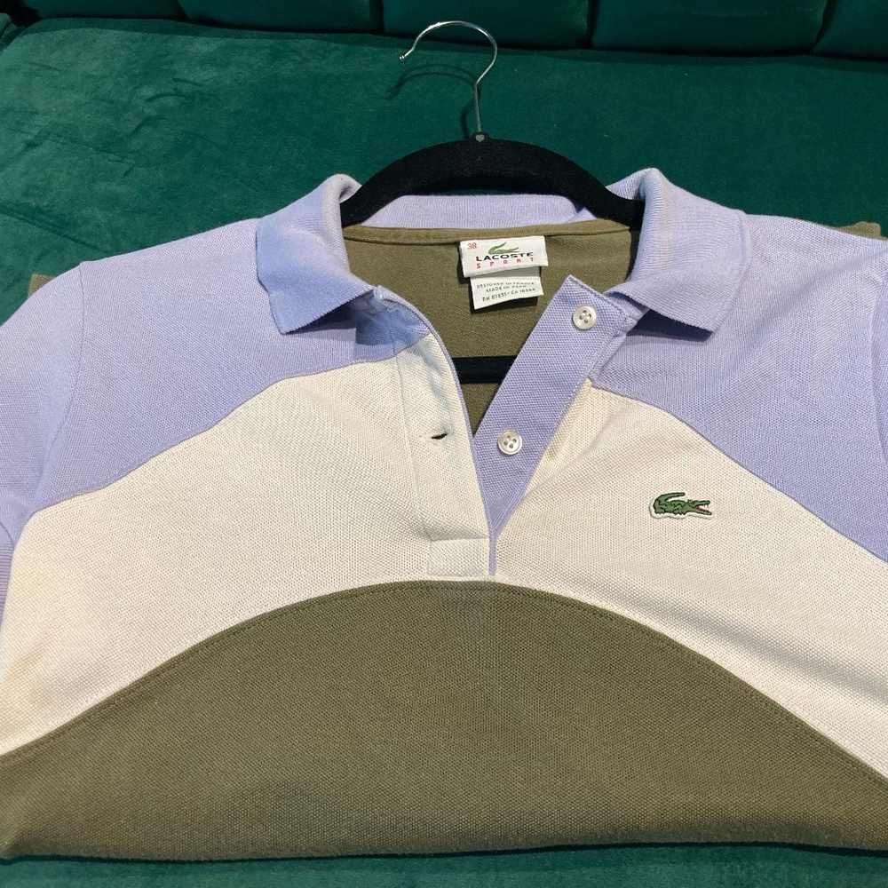 Lacoste - Multi Colored Polo - Size 38 (US Womens's 4 (M)